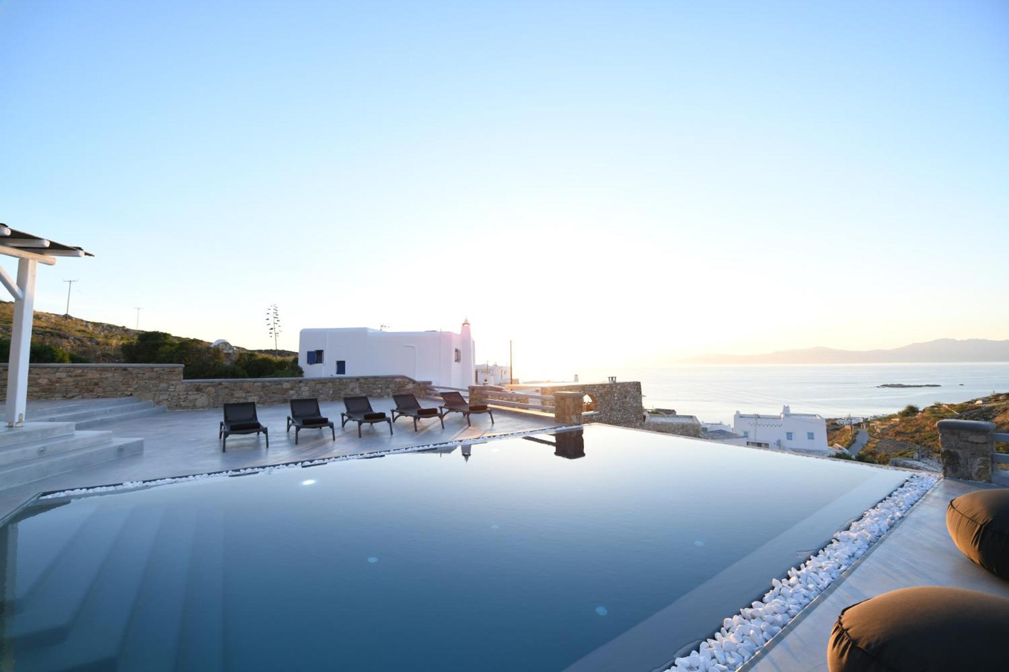 Villa Anema Mykonos - Blue Views Mykonos Villas Mykonos Town Eksteriør bilde