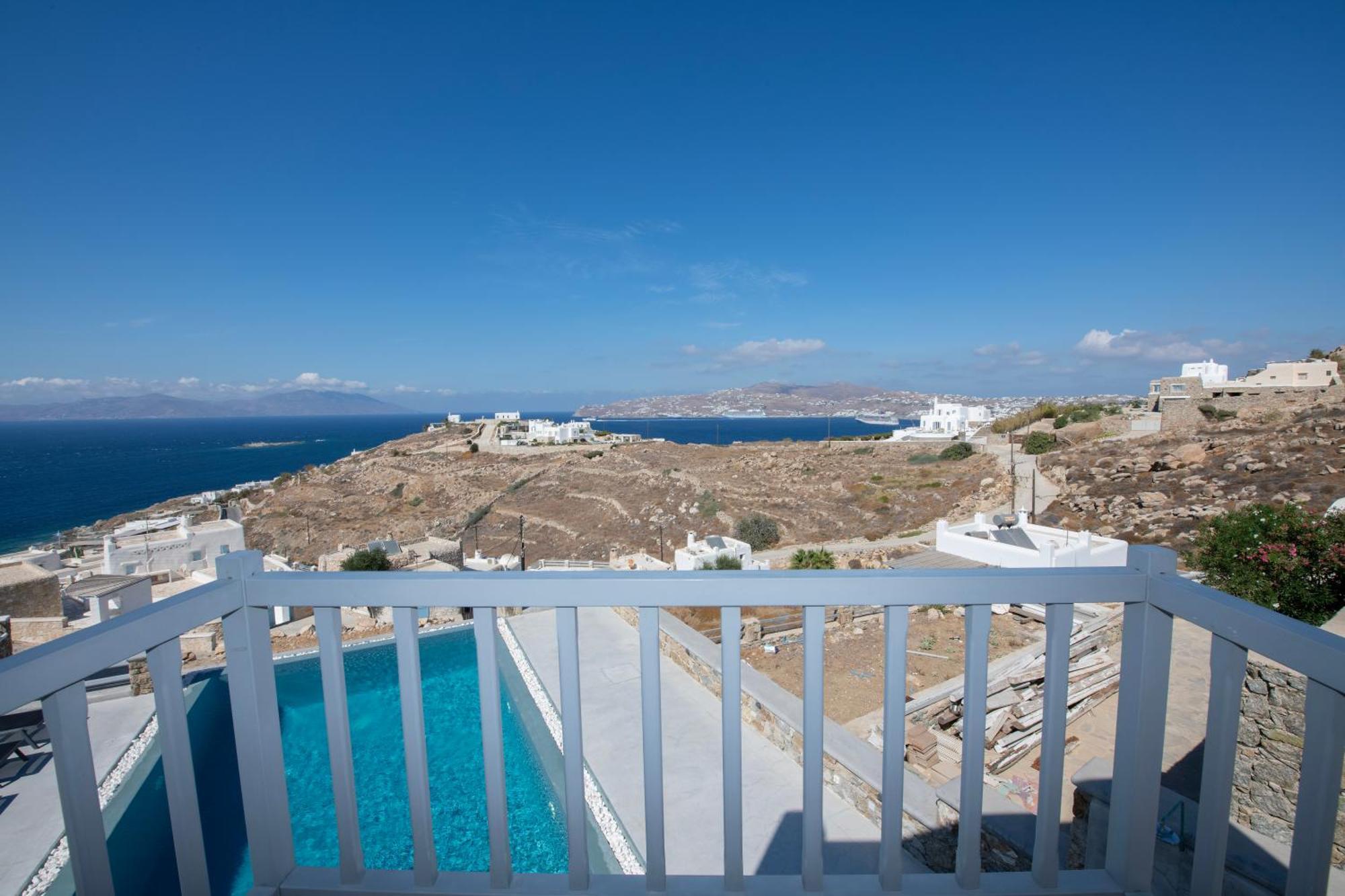 Villa Anema Mykonos - Blue Views Mykonos Villas Mykonos Town Eksteriør bilde