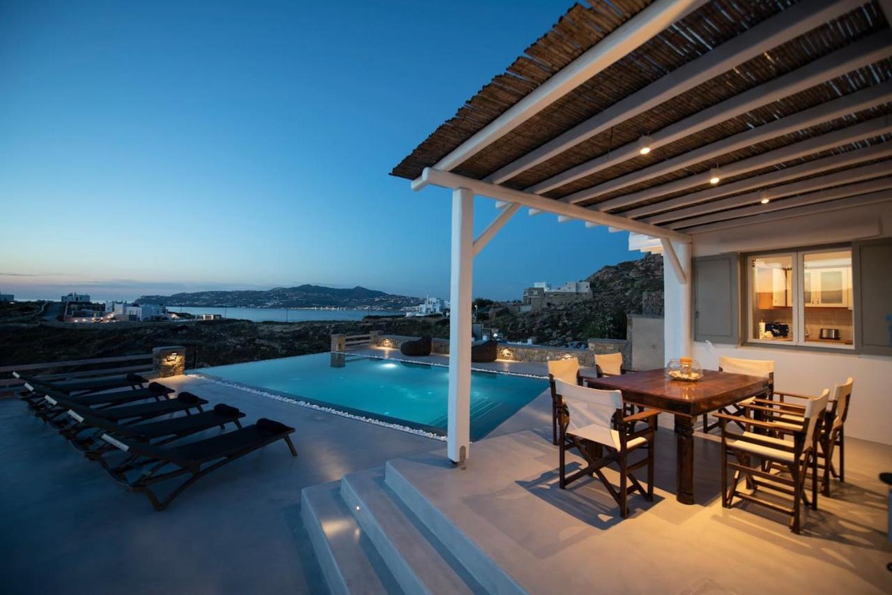 Villa Anema Mykonos - Blue Views Mykonos Villas Mykonos Town Eksteriør bilde