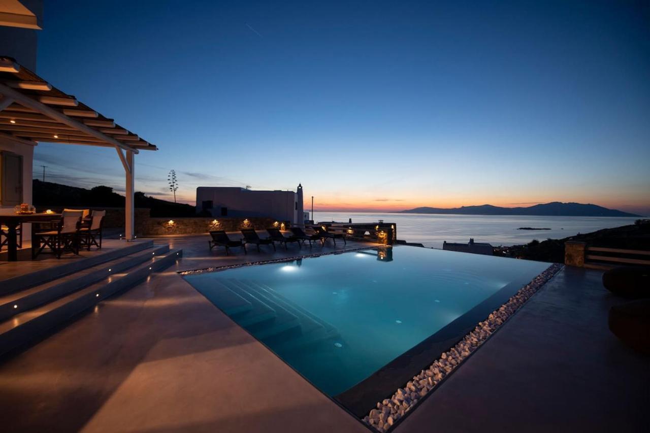 Villa Anema Mykonos - Blue Views Mykonos Villas Mykonos Town Eksteriør bilde