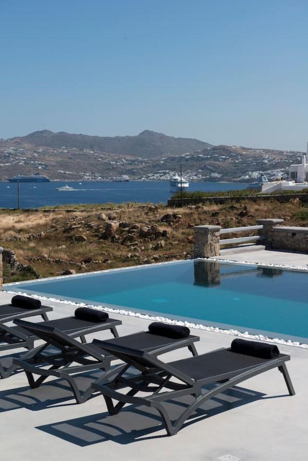 Villa Anema Mykonos - Blue Views Mykonos Villas Mykonos Town Eksteriør bilde
